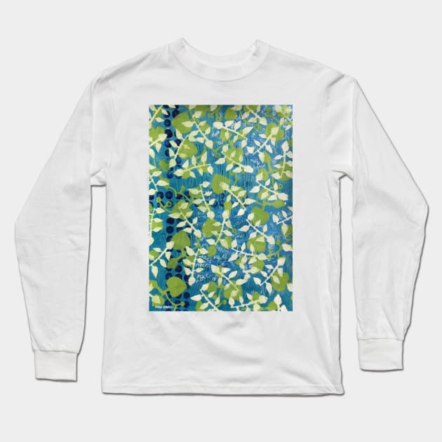 "Greenery" by Margo Humphries Long Sleeve T-Shirt by Margo Humphries Art
